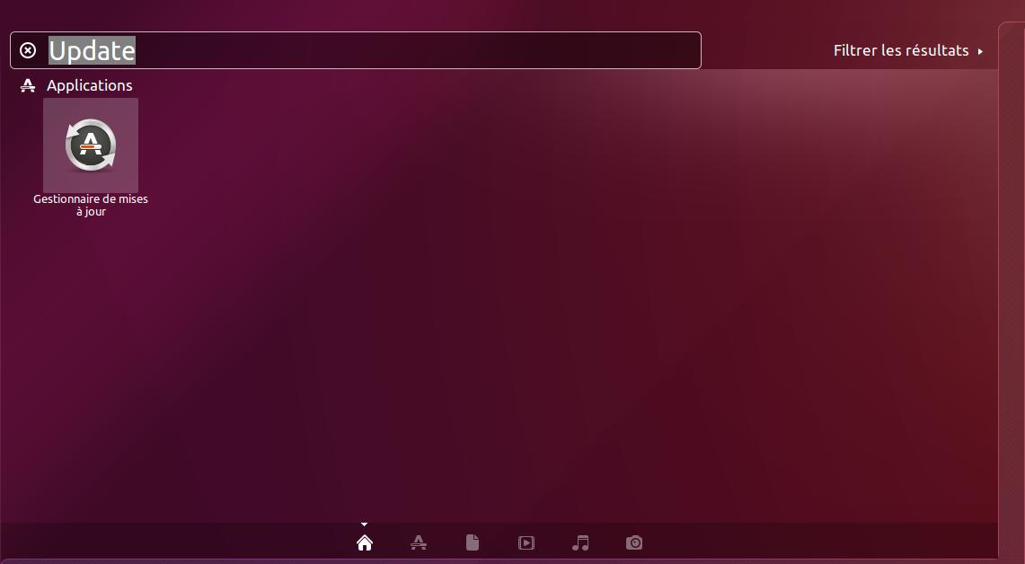 Gestionnaire mise à jour Ubuntu