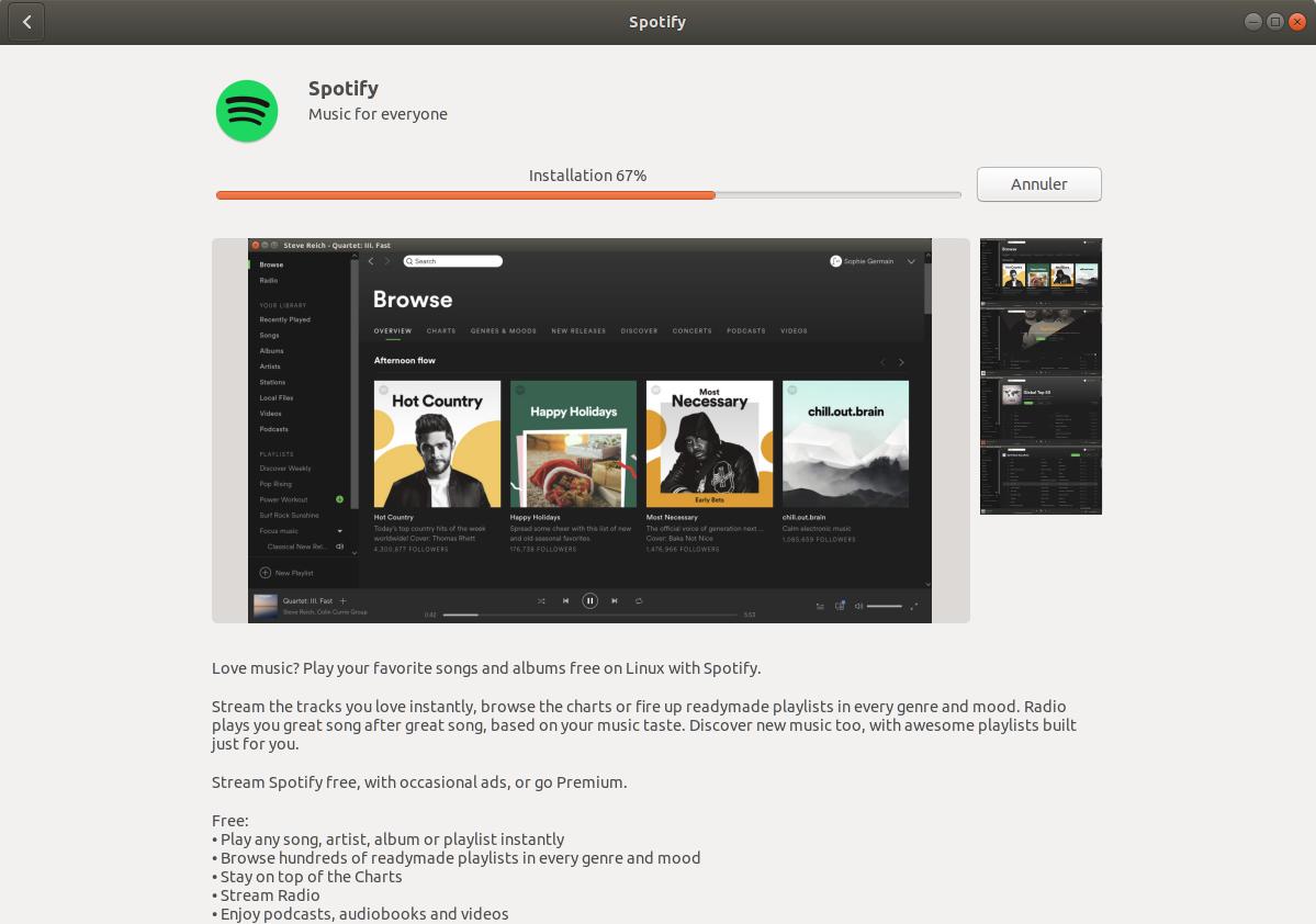 Installation Spotify Ubuntu 18.04 LTS