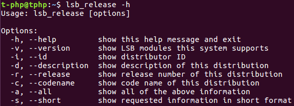 Lsb Release H Ubuntu